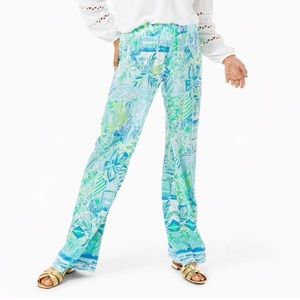 LILLY PULITZER “BAL HARBOUR"  PALAZZO BEACH PANTS